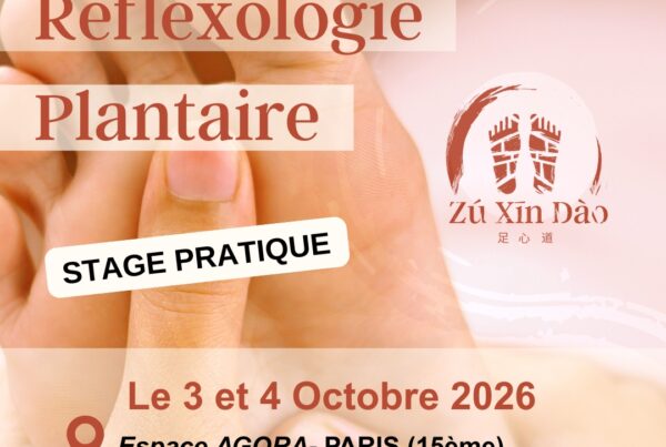 Stage réflexologie plantaire Paris octobre